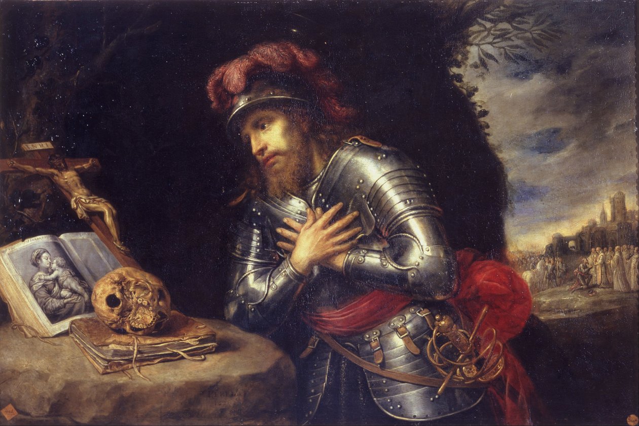 Saint William av Gellone av Antonio Pereda y Salgado de