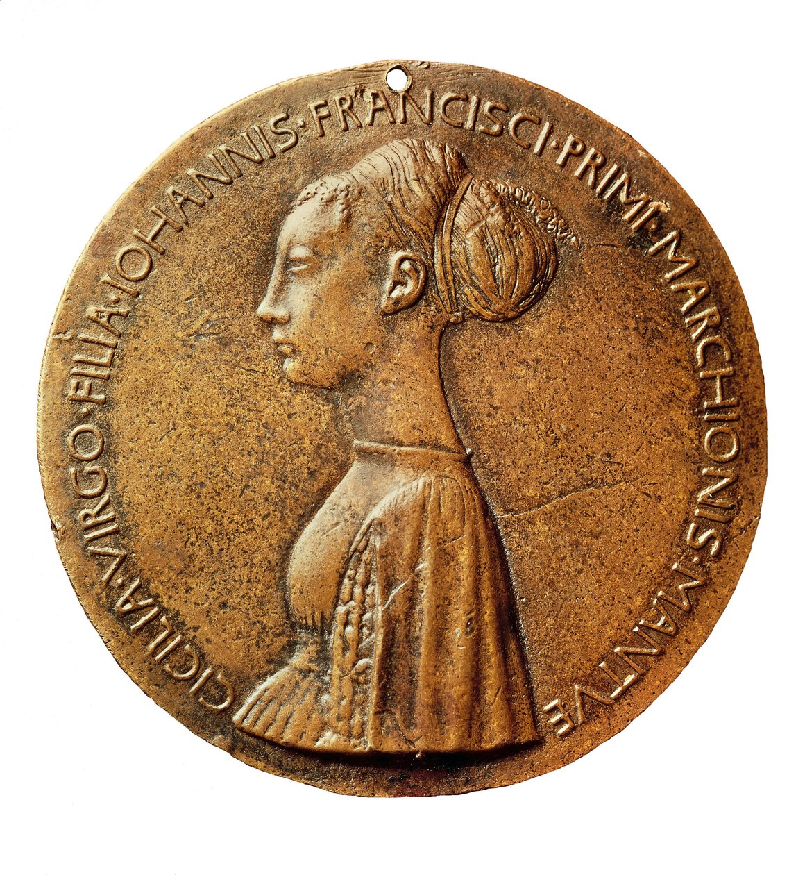 Medalje av Cecilia Gonzaga av Antonio Pisanello