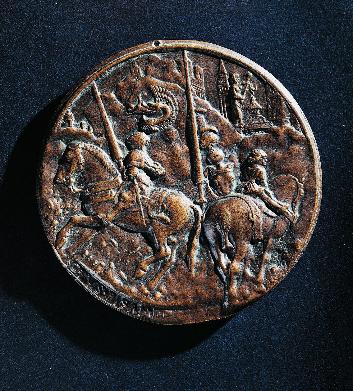 Medalje av Filippo Maria Visconti (1392-1447) av Antonio Pisanello