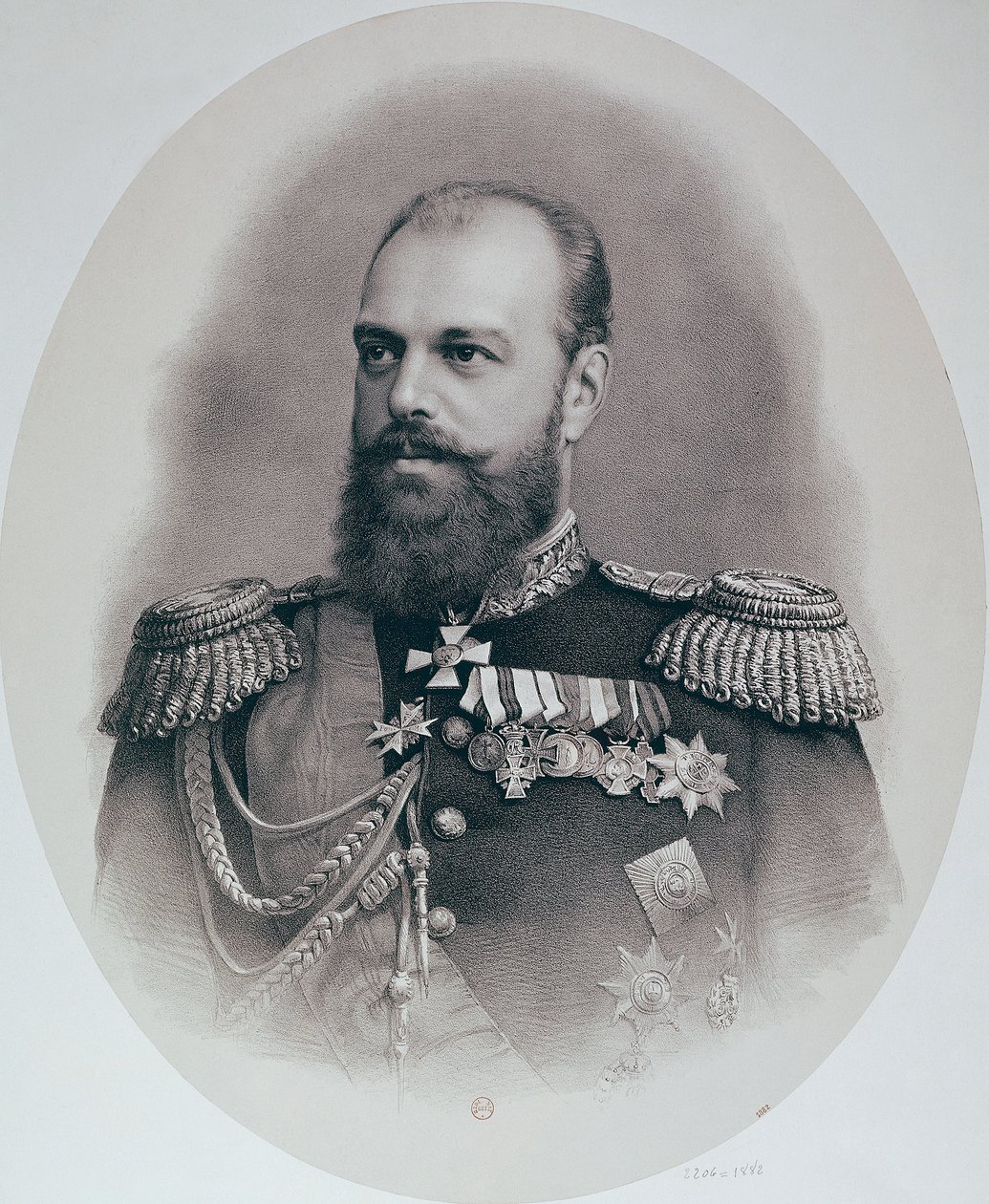Kong Charles Albert i Porto (Torino av Antonio Puccinelli