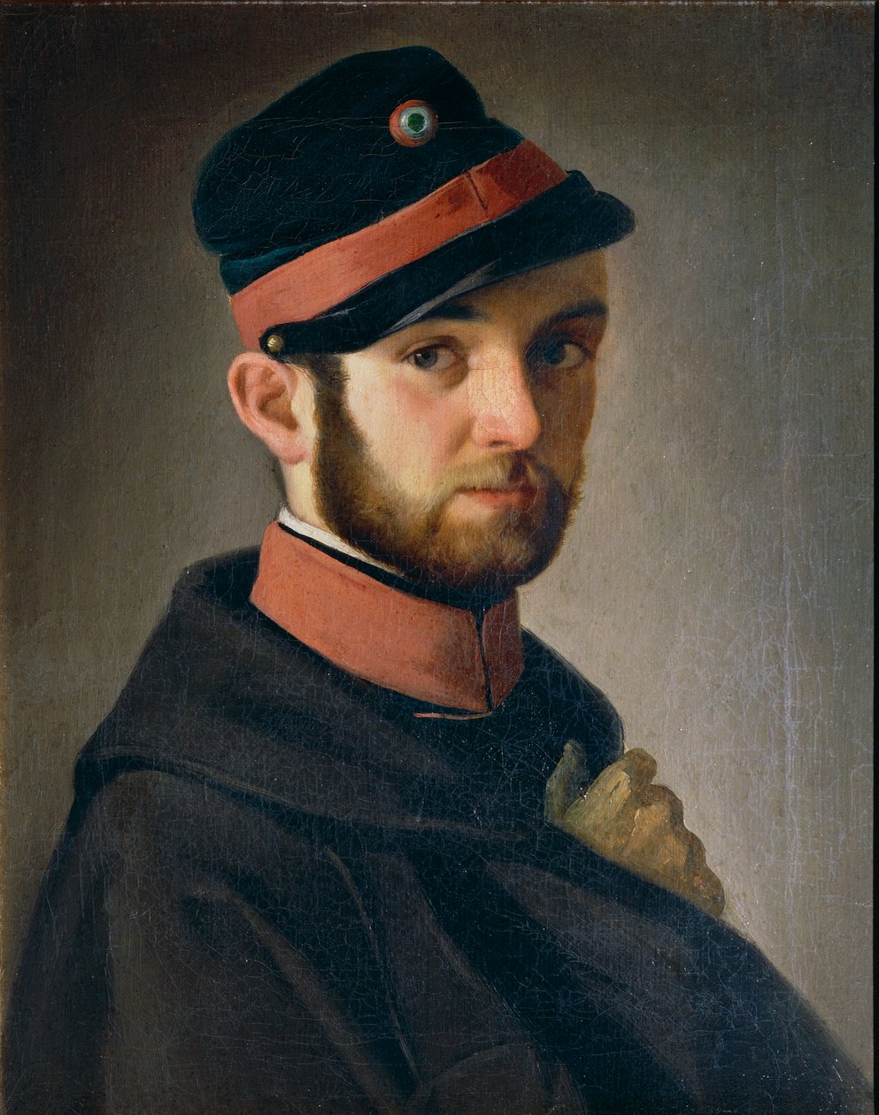 Portrett av toskansk frivillig, av Antonio Puccinelli av Antonio Puccinelli