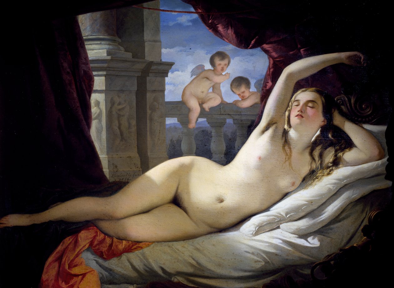 Sovende Venus av Antonio Puccinelli