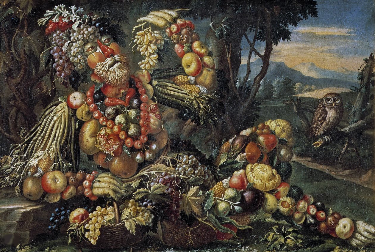 De fire årstidene: Høst, mellom 1685 og 1695. av Antonio Rasio