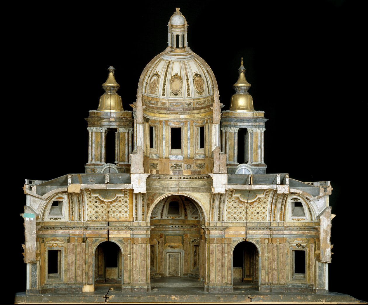 Modell av katedralen St. Isaac av Dalmatia i St. Petersburg, 1767-69 av Antonio Rinaldi