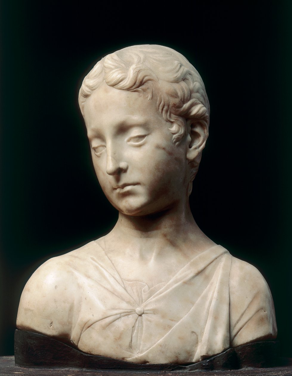 Byste av en ung gutt (marmor) av Antonio Rossellino