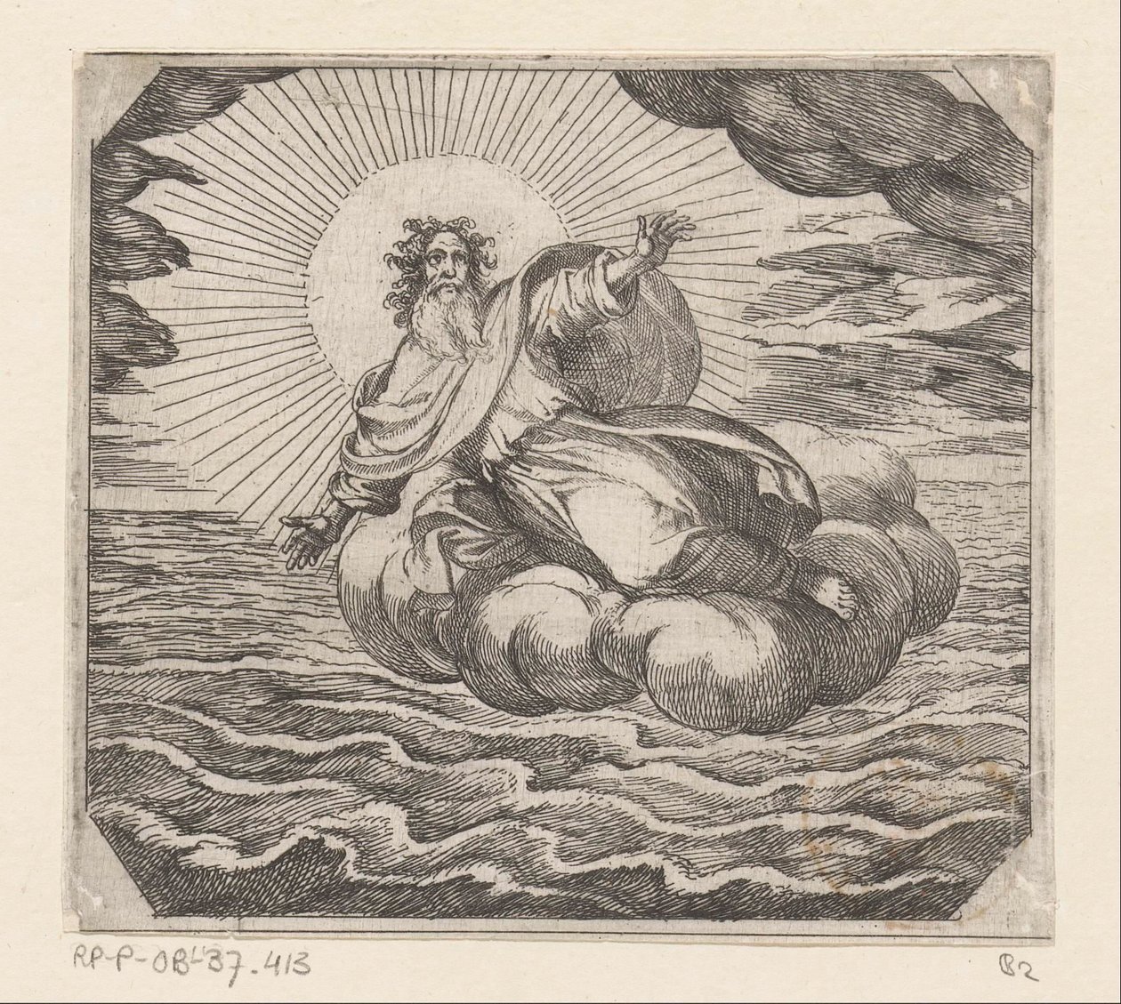 Gud skaper himmel og jord Oppretting (serietittel) av Antonio Tempesta