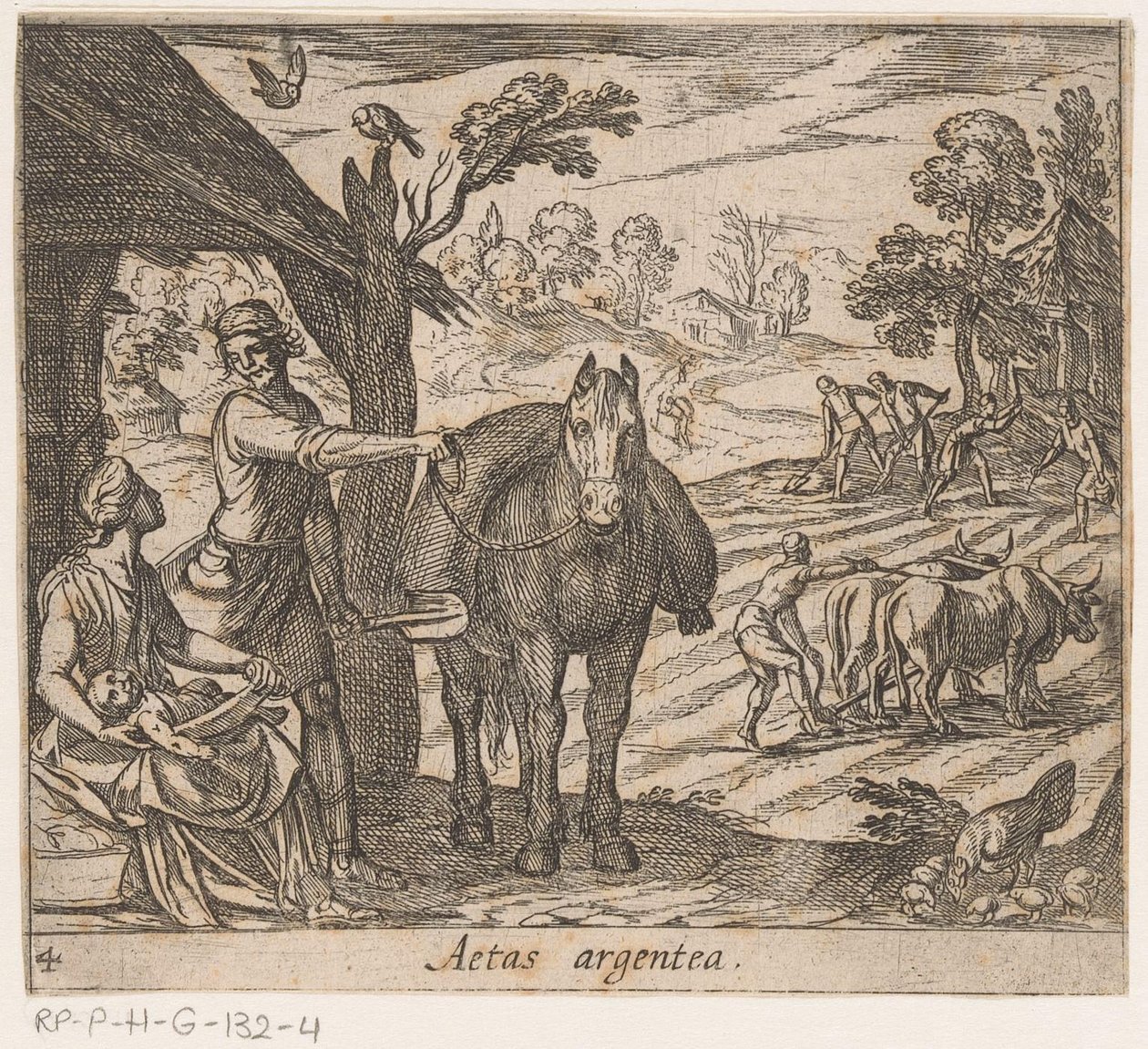 The Silver Age Aetas argentea (tittel på objekt) Metamorphoseon sive transformationum (serietittel) Ovid's Metamorphoses (serietittel) av Antonio Tempesta