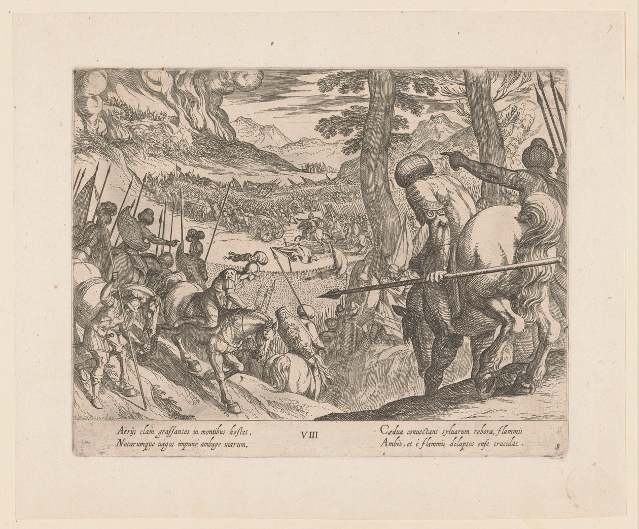 Alexander den stores hær Lukk fiendestyrker med ild The Deeds of Alexander the Great (serietittel) Alexandri magni praecipvae res gestae (serietittel) av Antonio Tempesta
