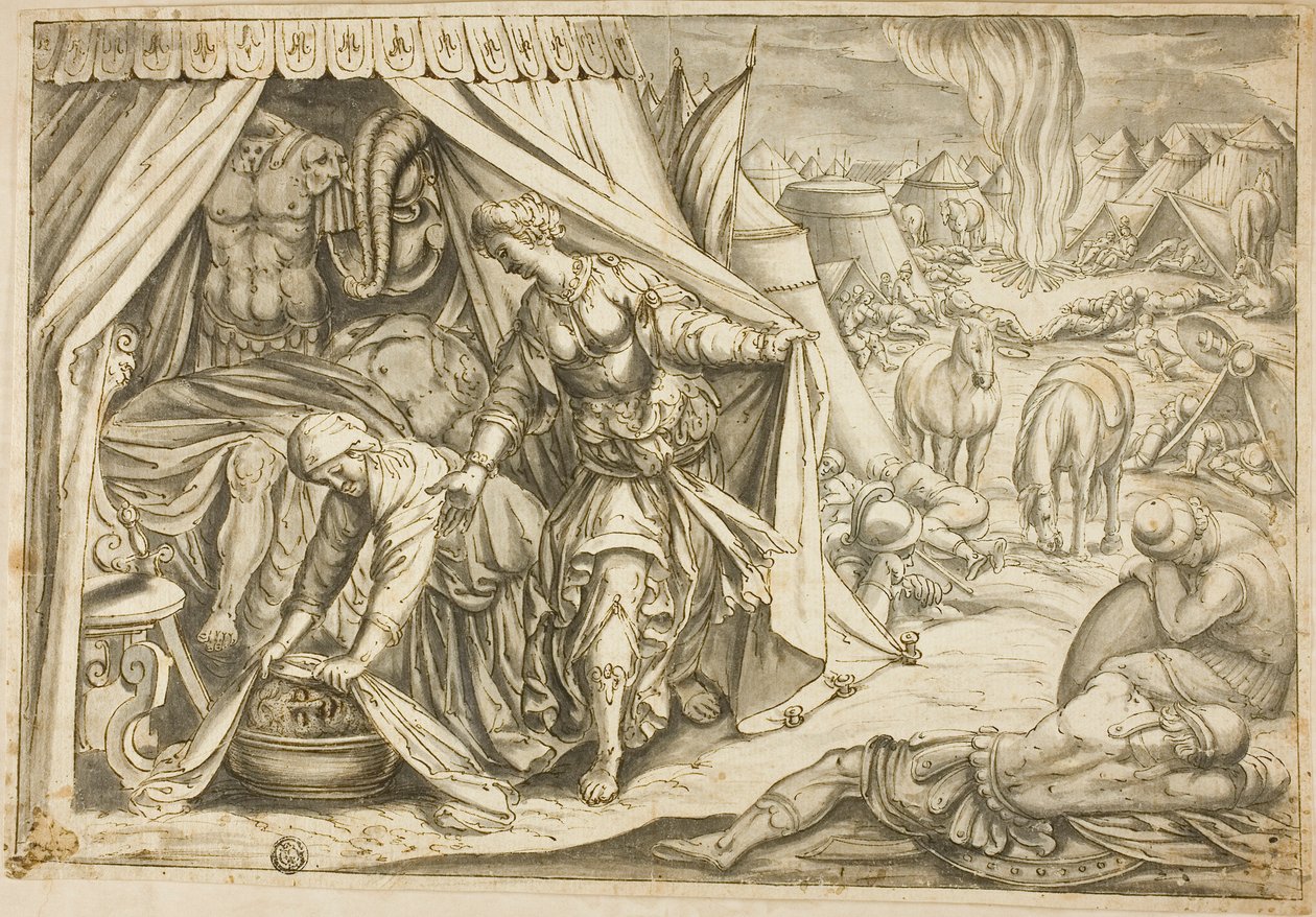 Judith og Holofernes av Antonio Tempesta