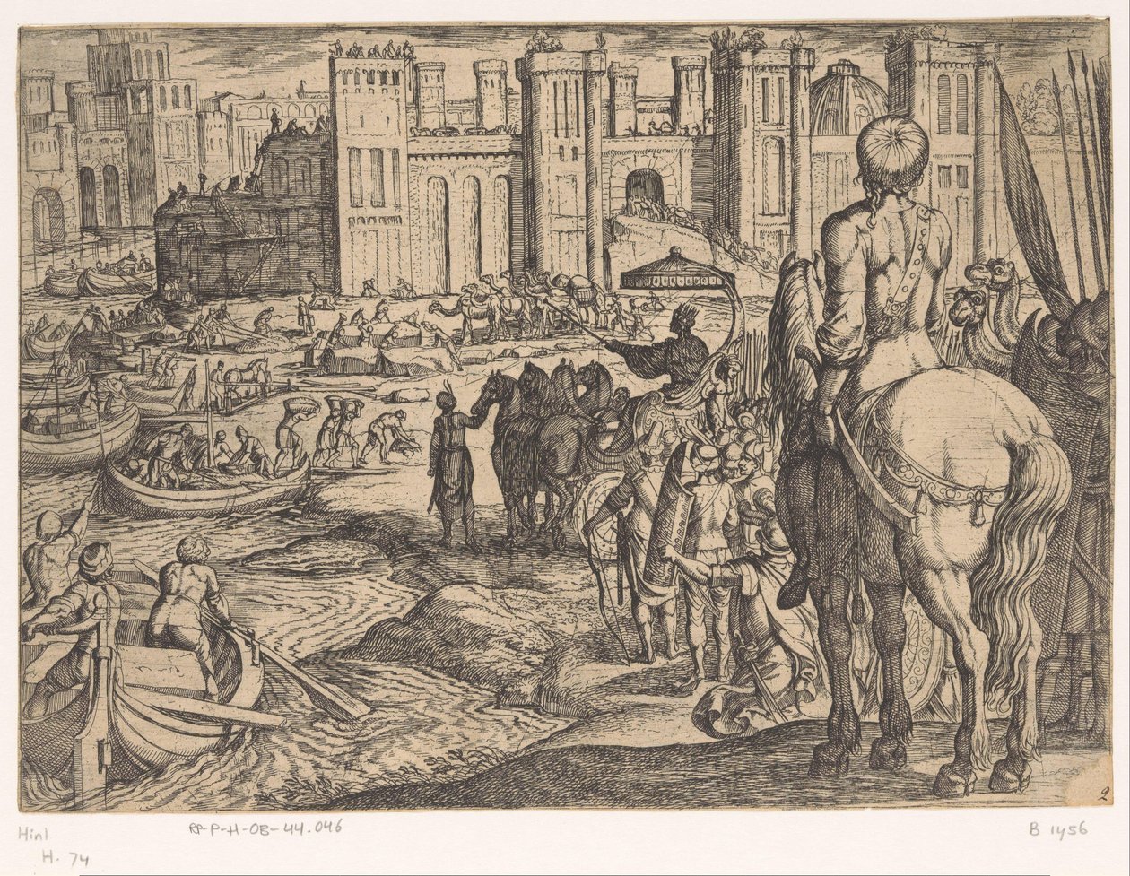 Babylons murer av Antonio Tempesta