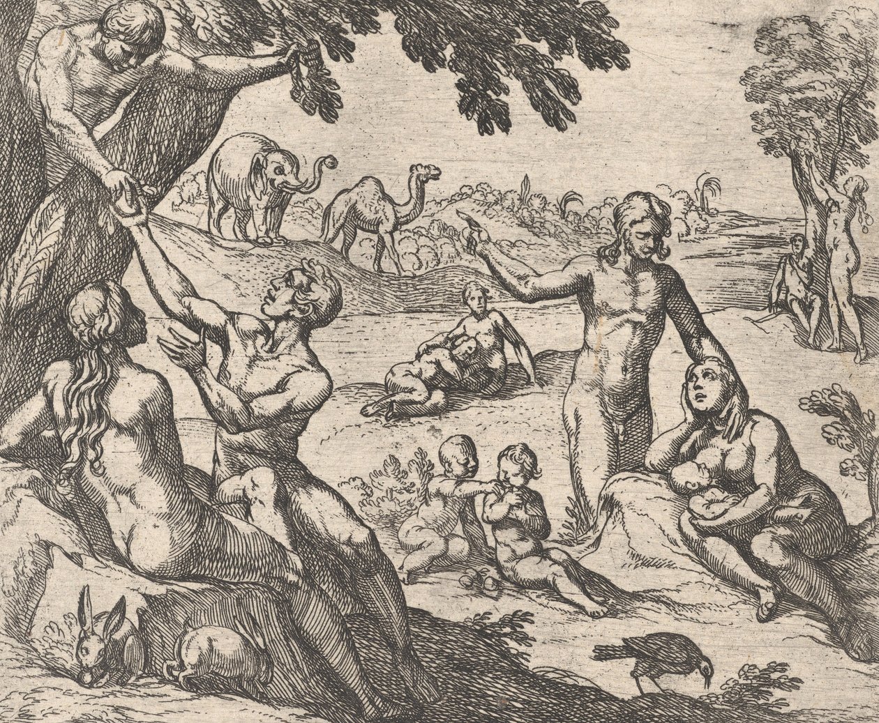 Plate 3: The Age of Gold Aetas aurea, fra Ovids 