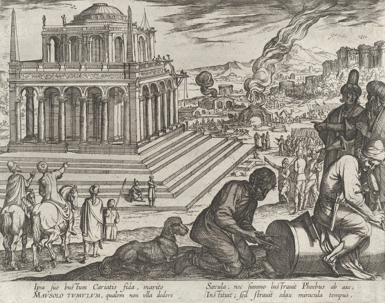 Plate 5: The Tomb of Mausolus, fra 