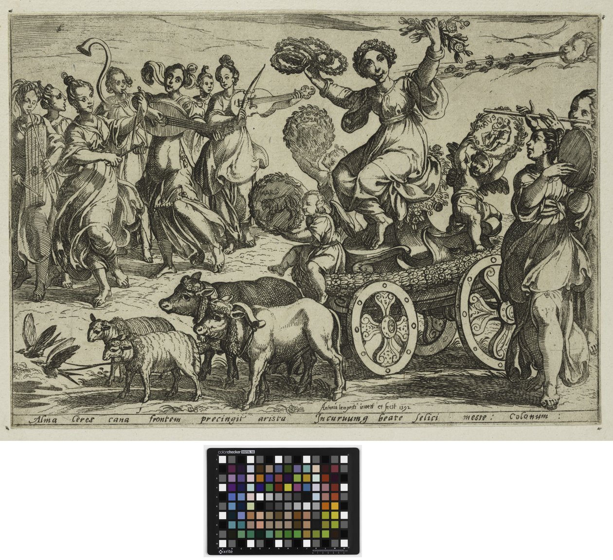 De fire årstidene: Våren, 1592 av Antonio Tempesta