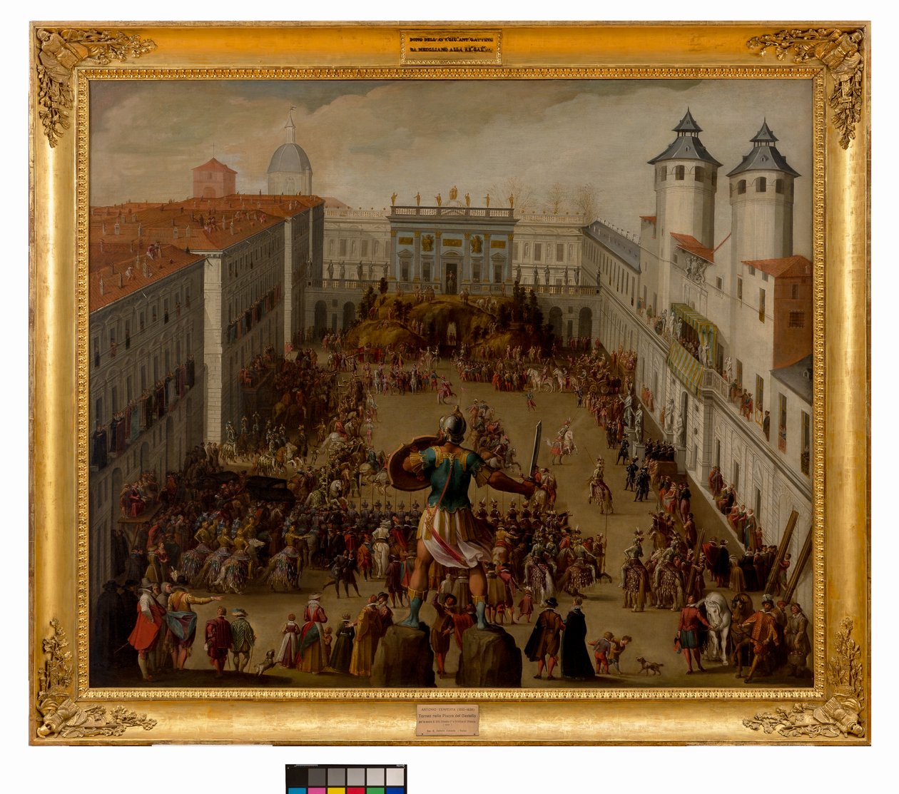 Turnering på Piazza del Castello, Torino, 1620 av Antonio Tempesta