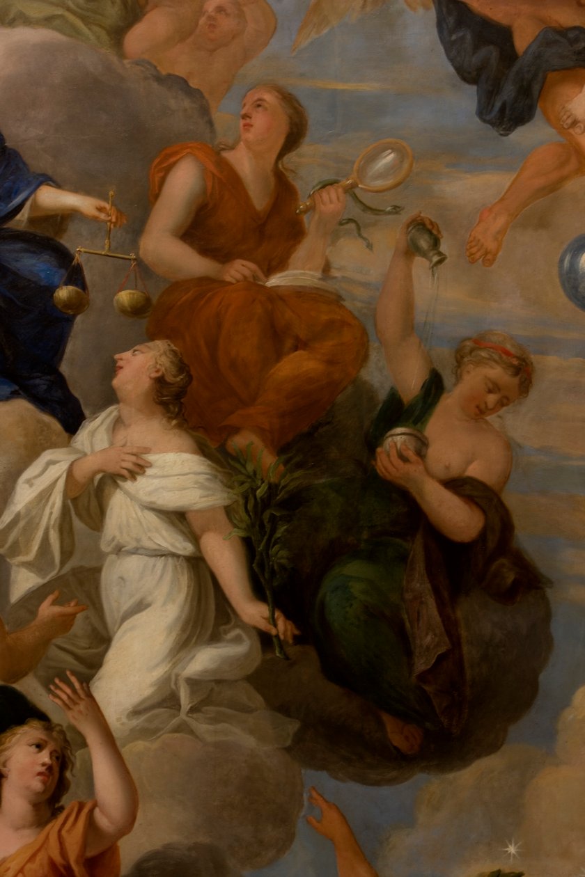 Peace, Pudence and Temperance, detalj fra The Queen