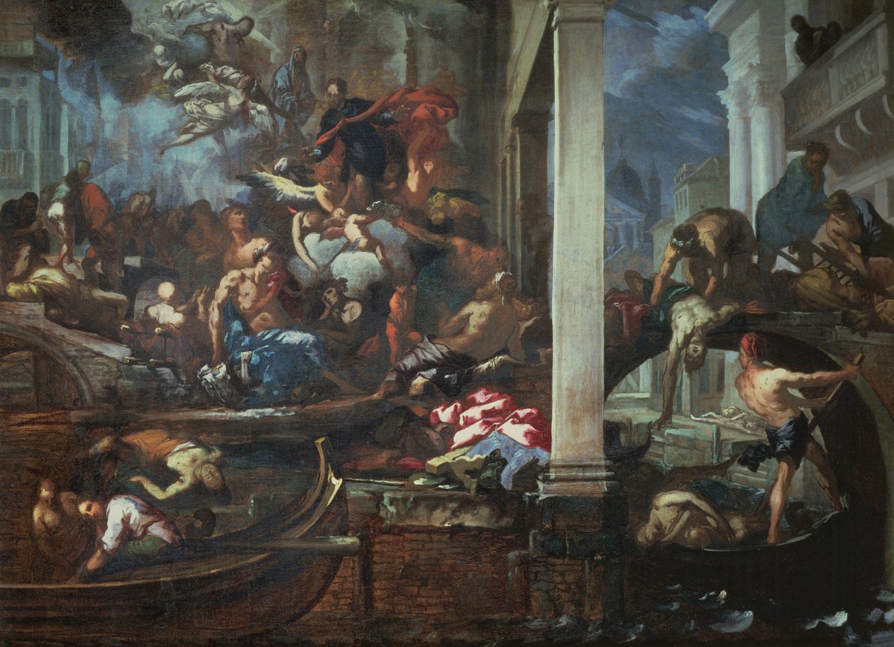 Død i Venezia, 1666 av Antonio Zanchi