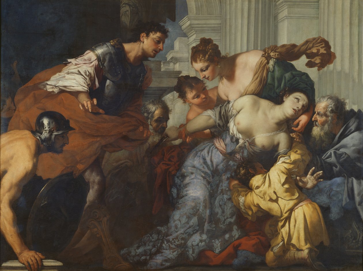 Lucretias død av Antonio Zanchi