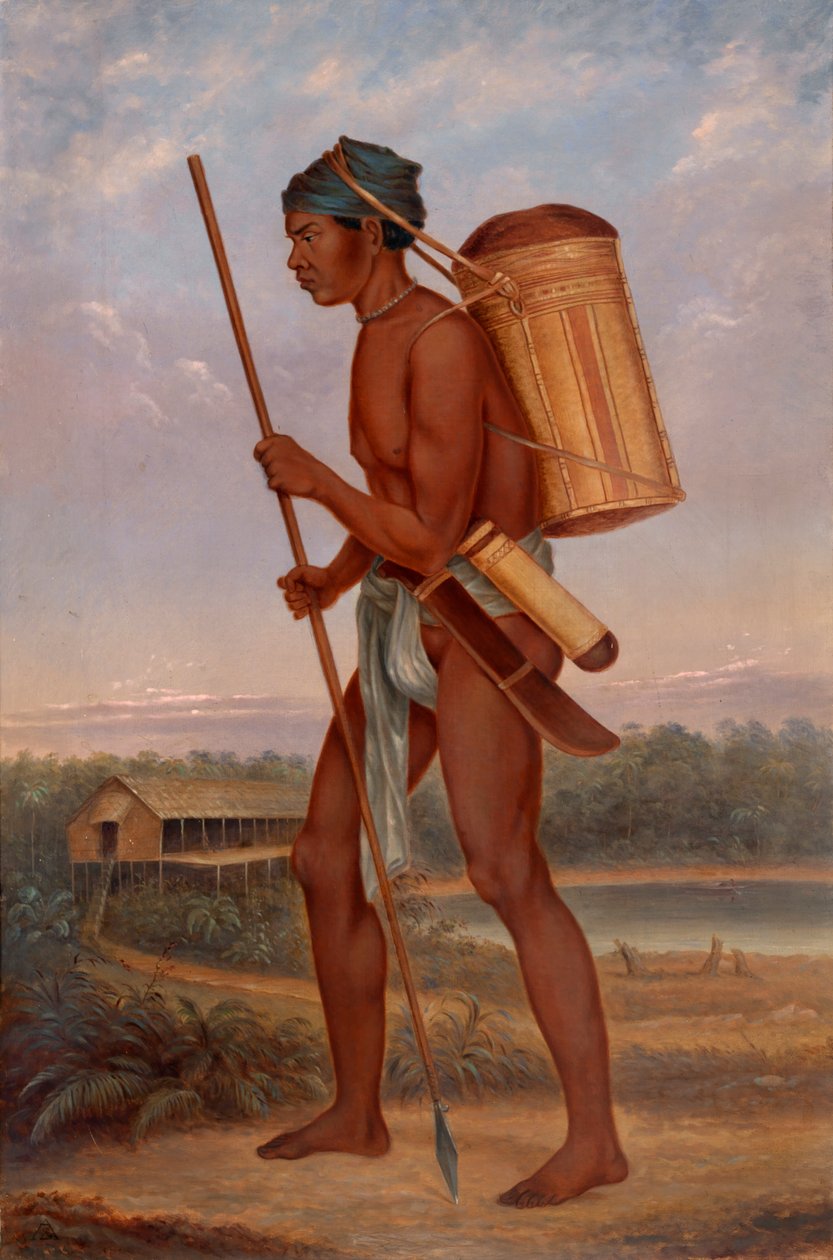 Diak Man, ca. 1893. av Antonio Zeno Shindler