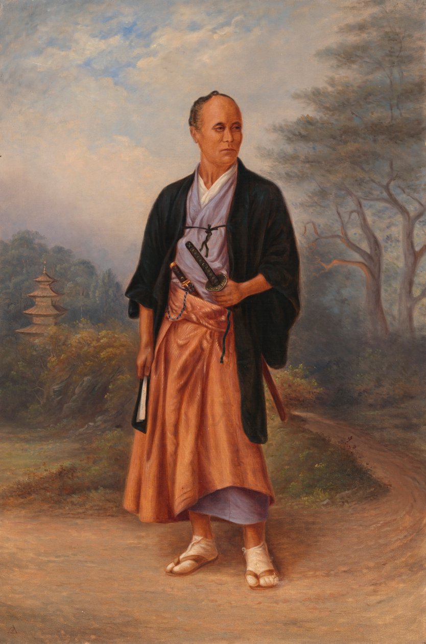 Japansk mann, ca. 1893. av Antonio Zeno Shindler