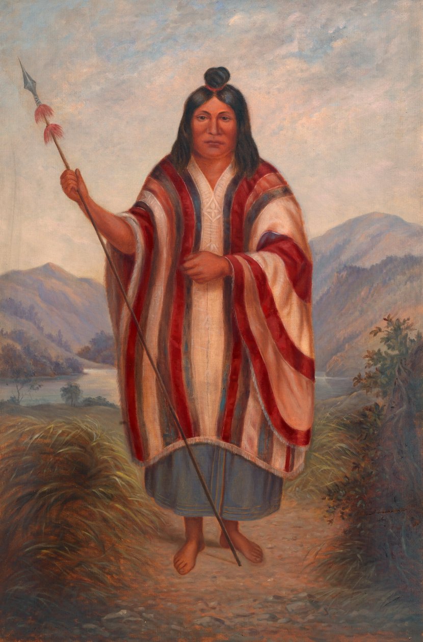 Peruansk indisk, ca. 1890-1899. av Antonio Zeno Shindler