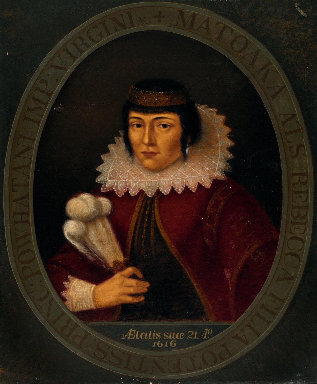 Pocahontas, ca. 1890. av Antonio Zeno Shindler