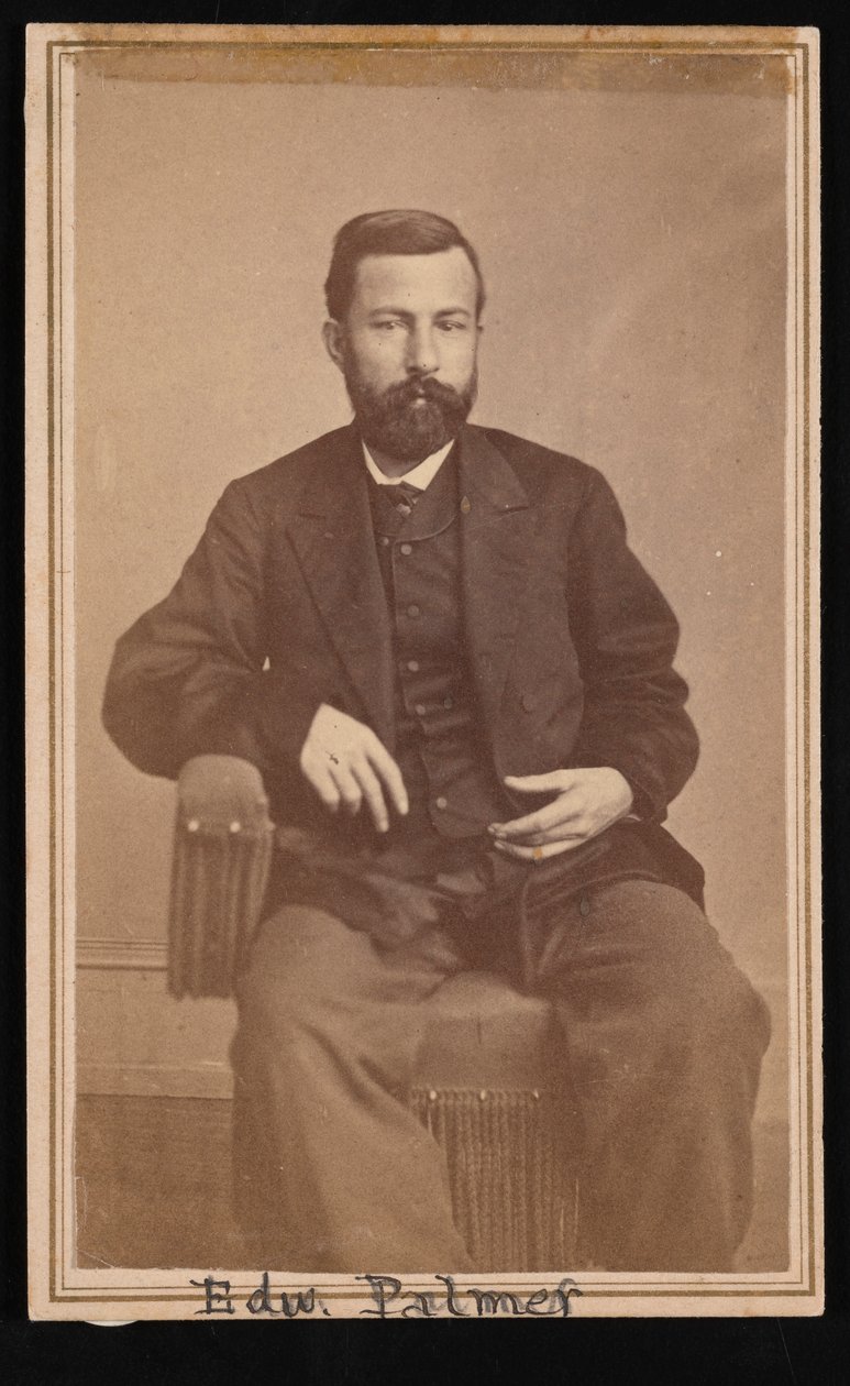 Portrett av Edward Palmer 1829-1911, 1868-1869. av Antonio Zeno Shindler