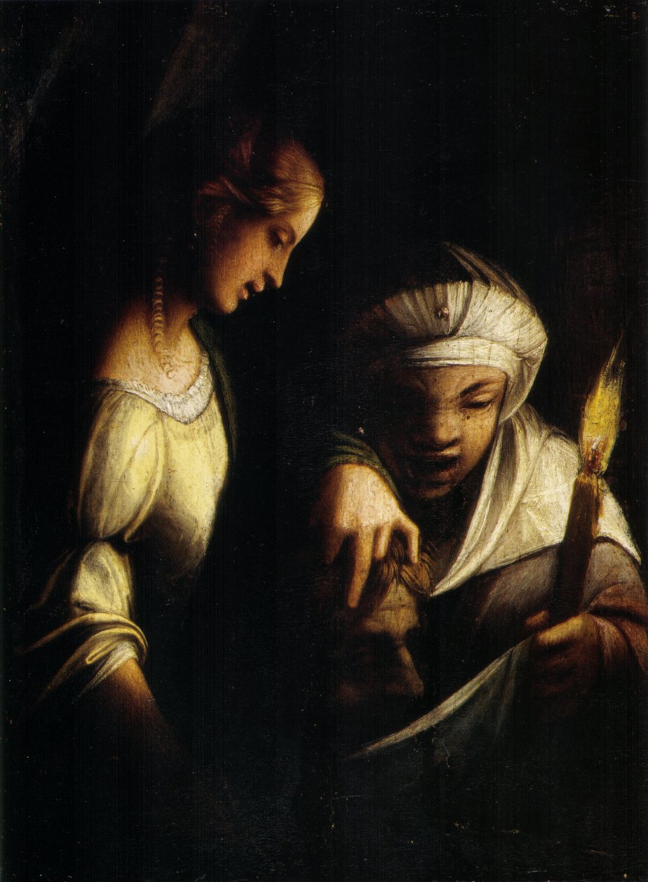 Judith og hennes tjenestepike av Antonio da Correggio
