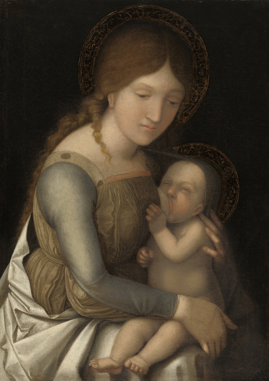 Madonna og barn av Antonio da Correggio