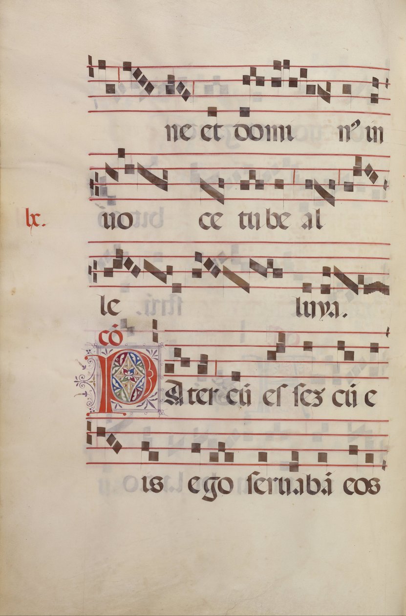 Dekorert initial P av Antonio da Monza