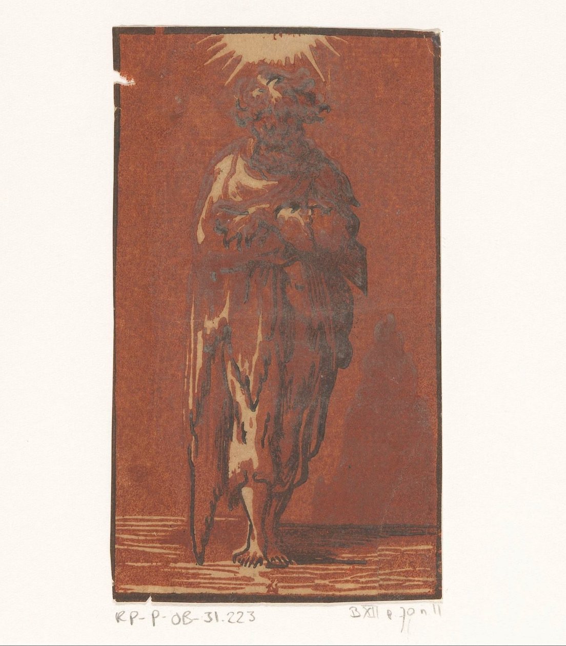 Saint Jude Thaddeus Kristus og de tolv apostler (serietittel) av Antonio da Trento (attributed to)