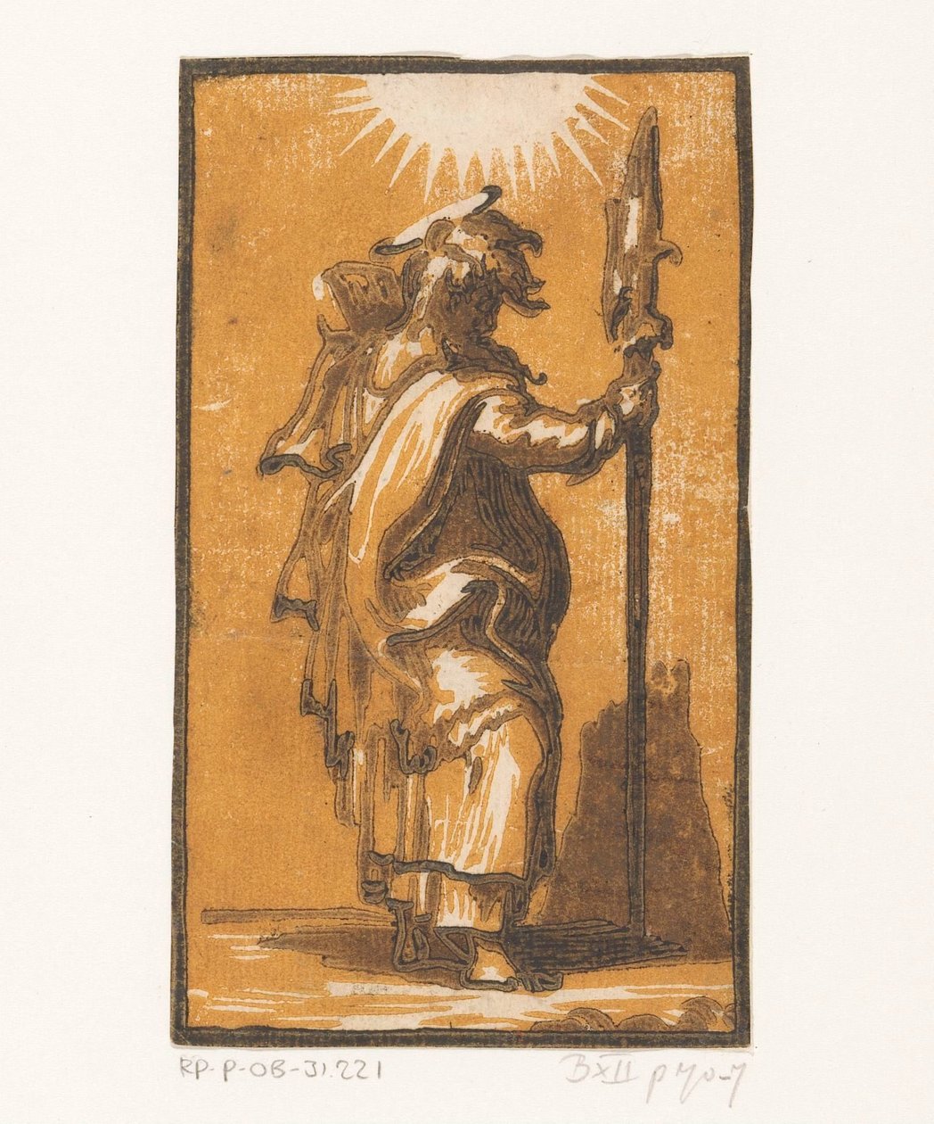 Saint Matteus Kristus og de tolv apostler (serietittel) av Antonio da Trento (attributed to)