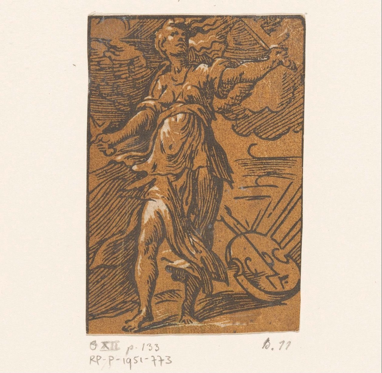 Kolerisk temperament av Antonio da Trento (possibly)