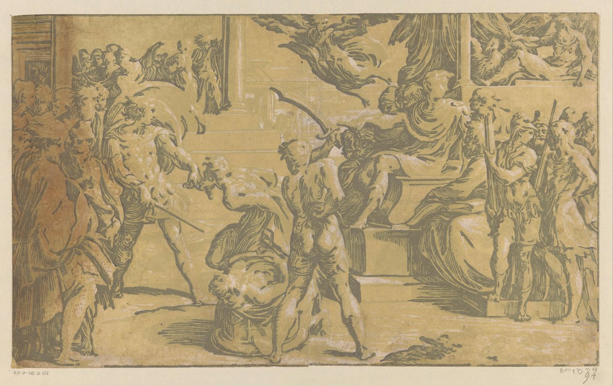 De hellige Peter og Pauls martyrium av Antonio da Trento