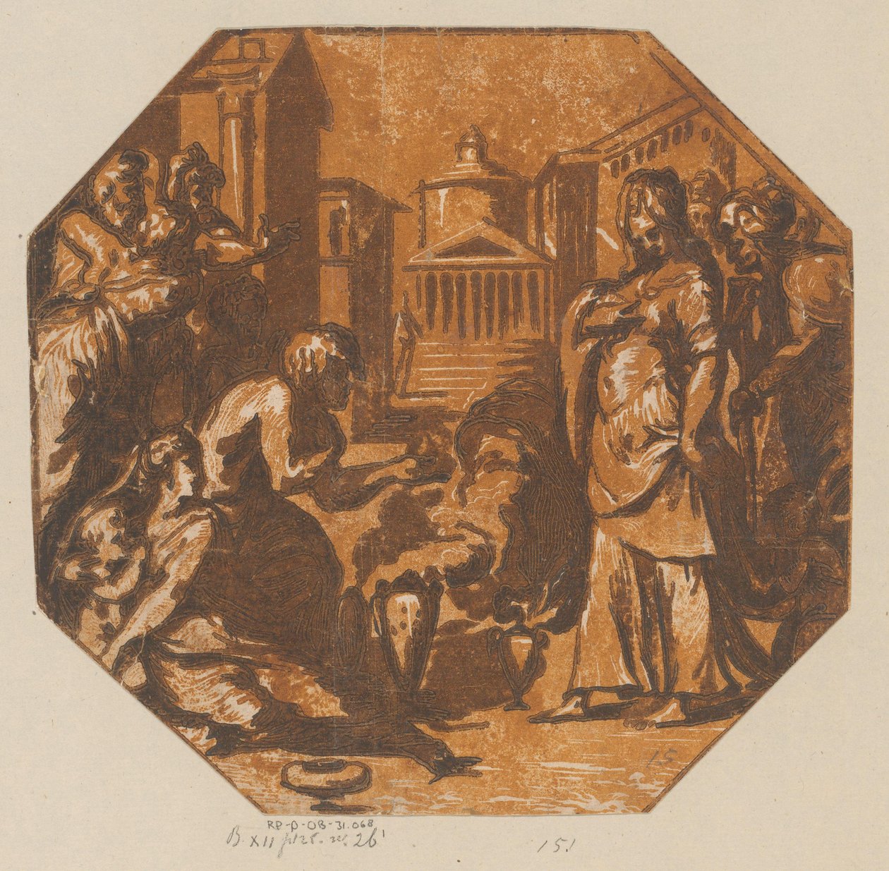 Psyche som gudinne tilbedt av folket av Antonio da Trento