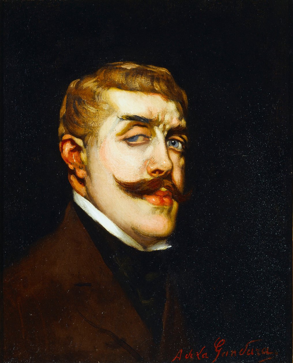 Portrett av poeten Jean Lorrain 1855-1906, ca. 1900 av Antonio de la Gandara