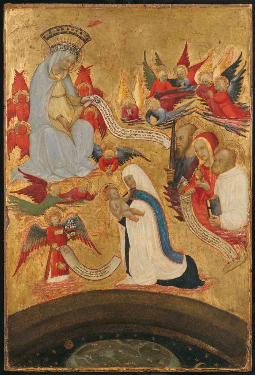 Santa Francesca Romana holder Kristusbarnet, ca. 1445. av Antonio del Massaro da Viterbo