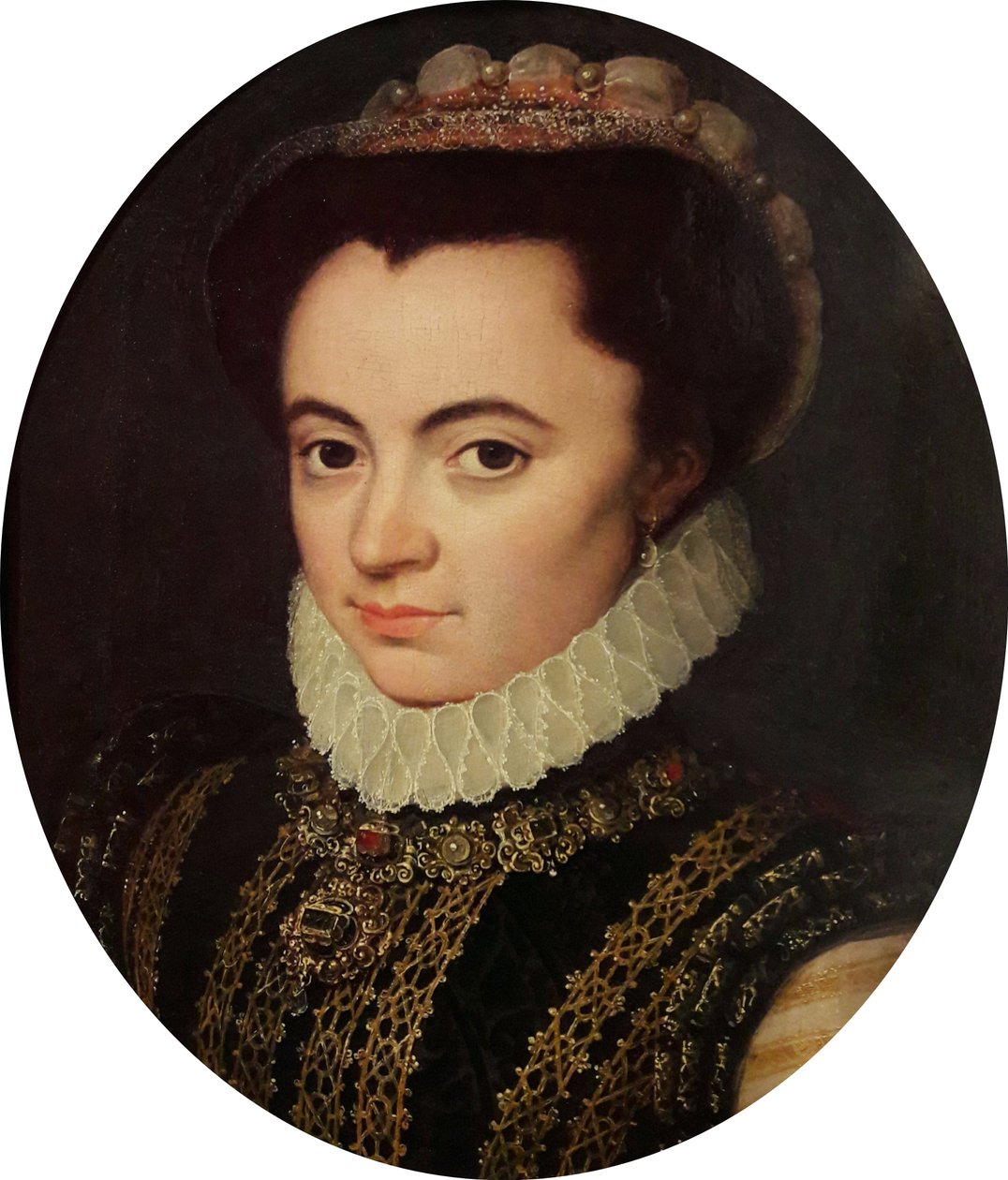 Portrett av Maria av Portugal, hertuginne av Parma (1538-1577) av Antonis Mor