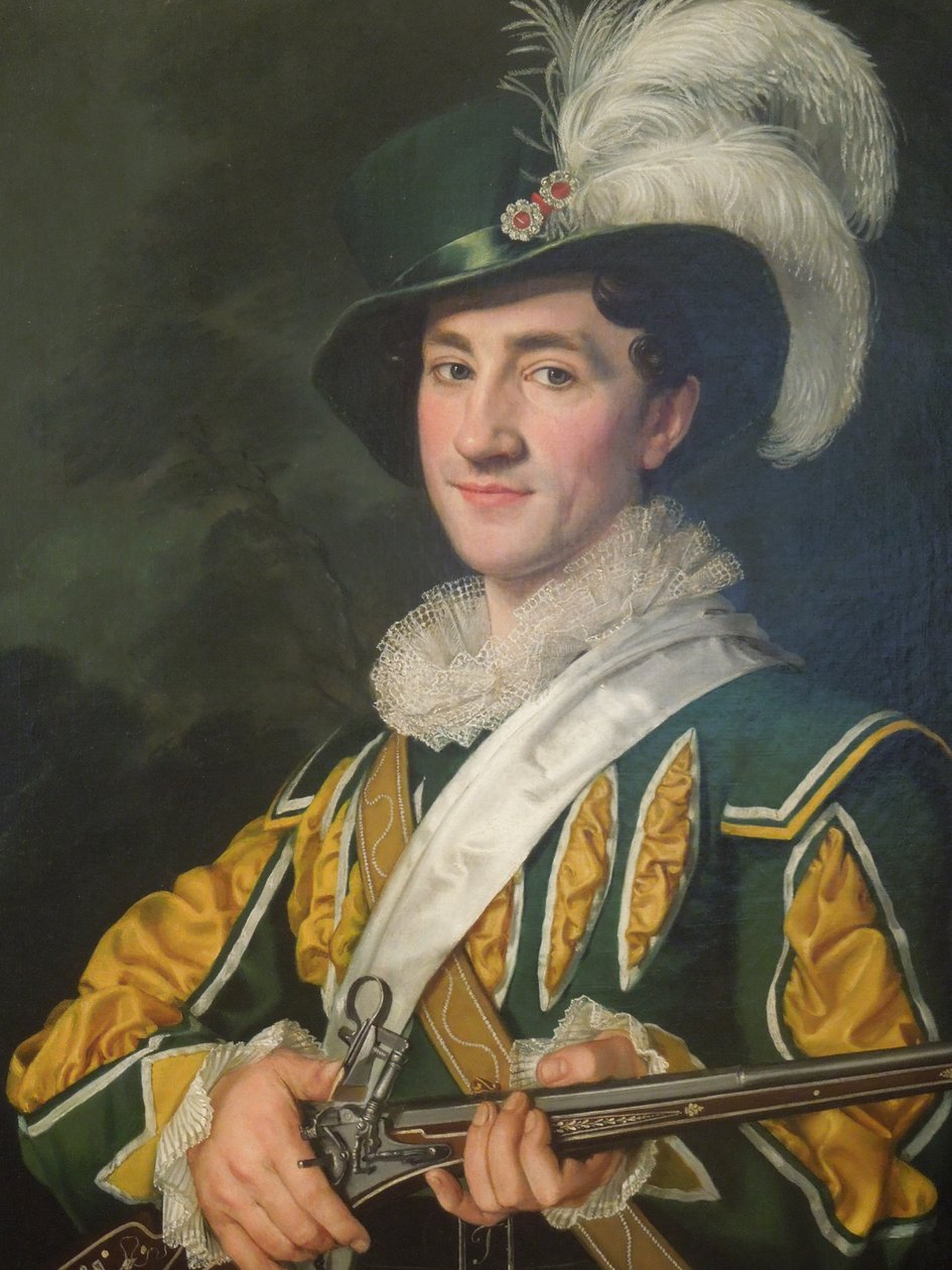Alois Jelen i Max -rollen fra Der Freischütz (1826) av Antonin Machek