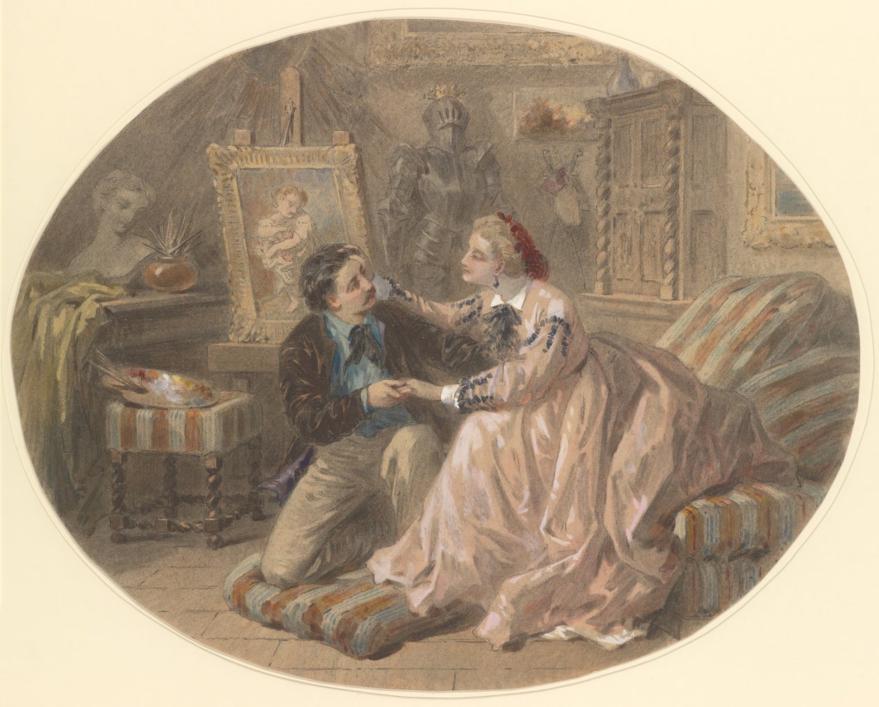 En ektemann vi elsker, n.d.. av Antony Paul Emile Morlon