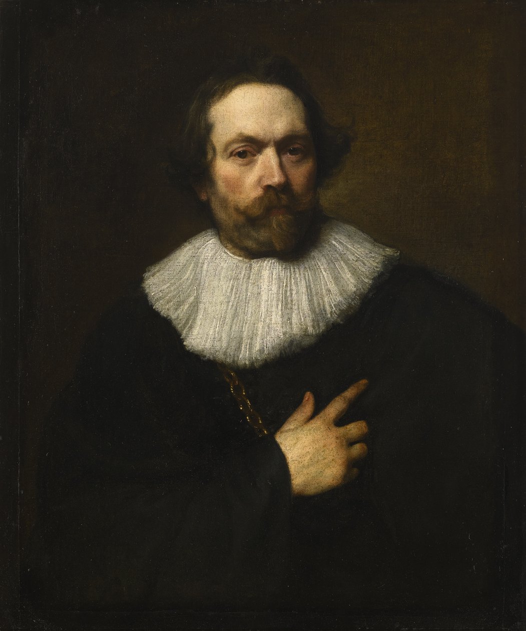 Portrett av skjegget mann av Anthony van Dyck