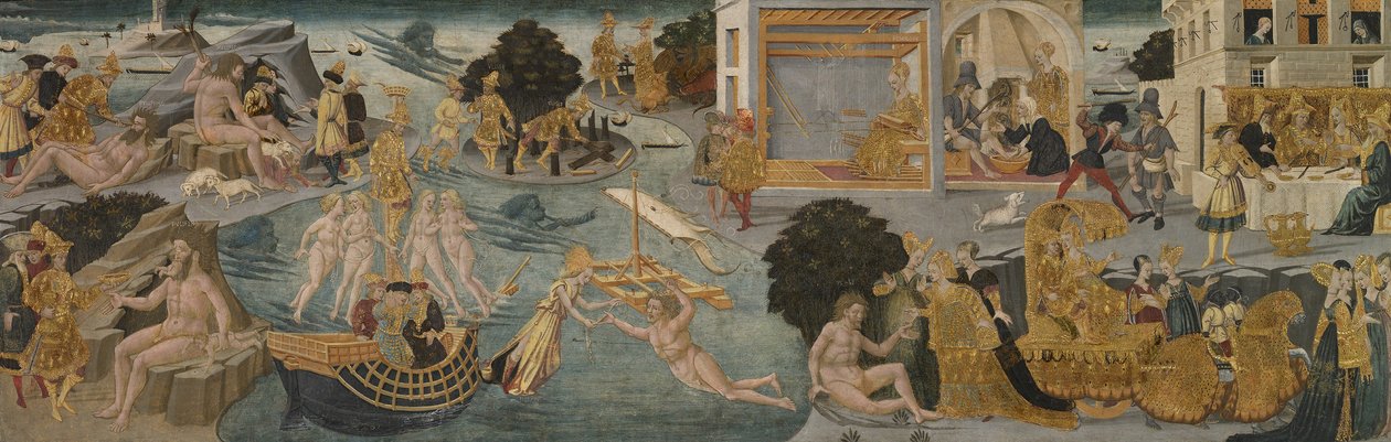 The Adventures of Ulysses, 1435-45 av Apollonio di Giovanni di Tommaso