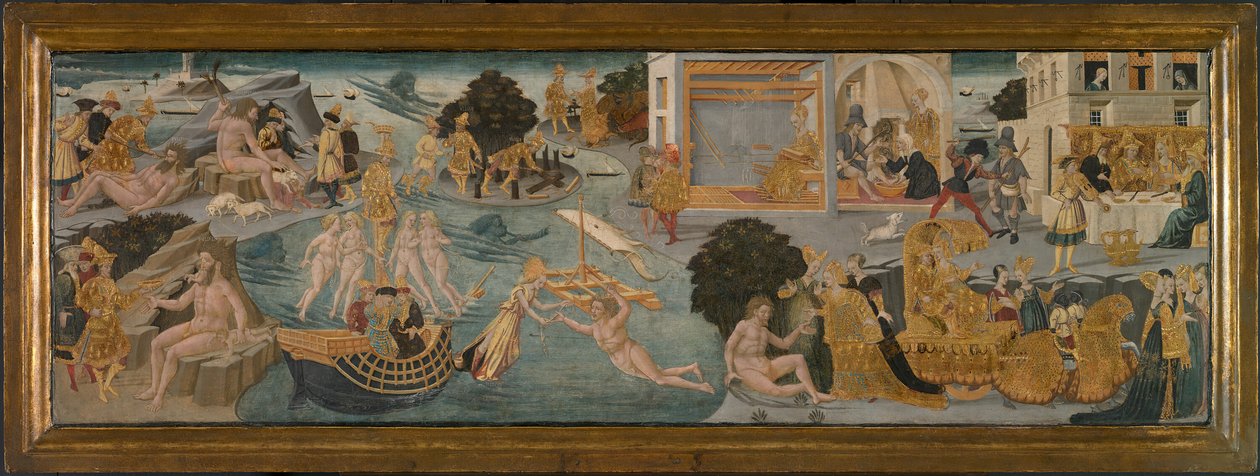 The Adventures of Ulysses, 143545. av Apollonio di Giovanni di Tommaso