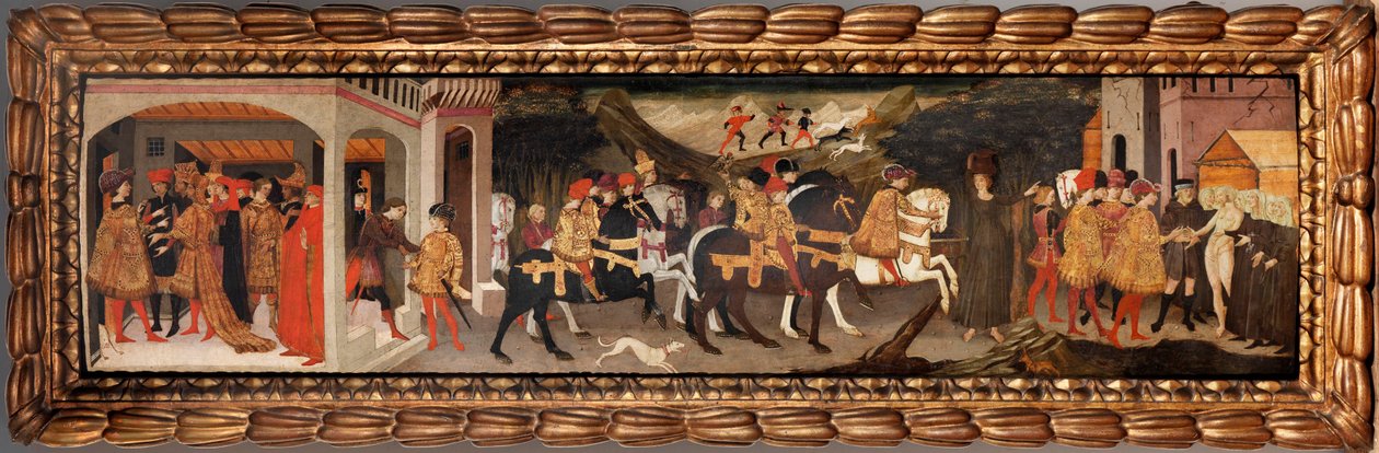 Historien om Griselda, ca. 1440. av Apollonio di Giovanni di Tommaso