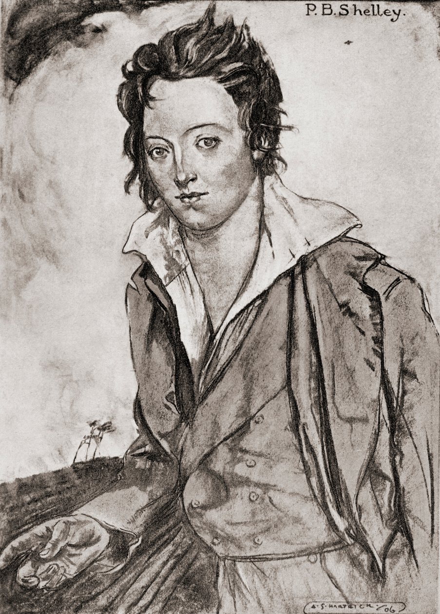 Percy Bysshe Shelley av Archibald Standish Hartrick