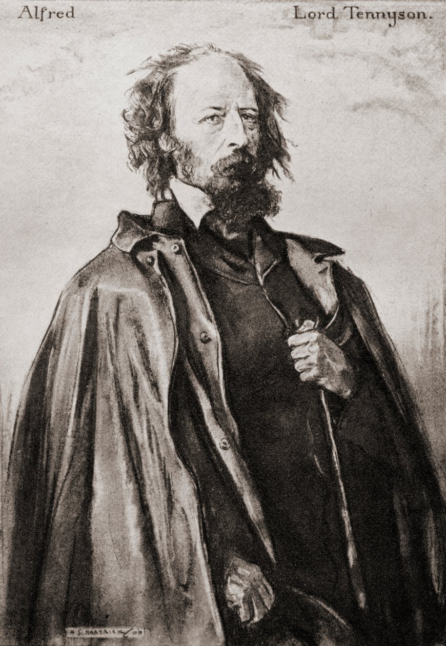 Tennyson (av Aldworth og Freshwater) Alfred Tennyson av Archibald Standish Hartrick