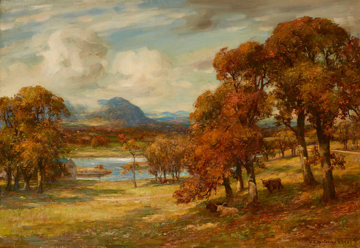 The Young Cricketer (penn og blekk og akvarell) av Archibald Standish Hartrick