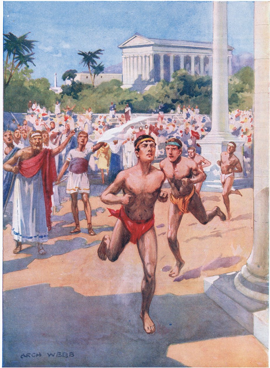 Et fotløp under de olympiske leker, 1925 av Archibald Webb
