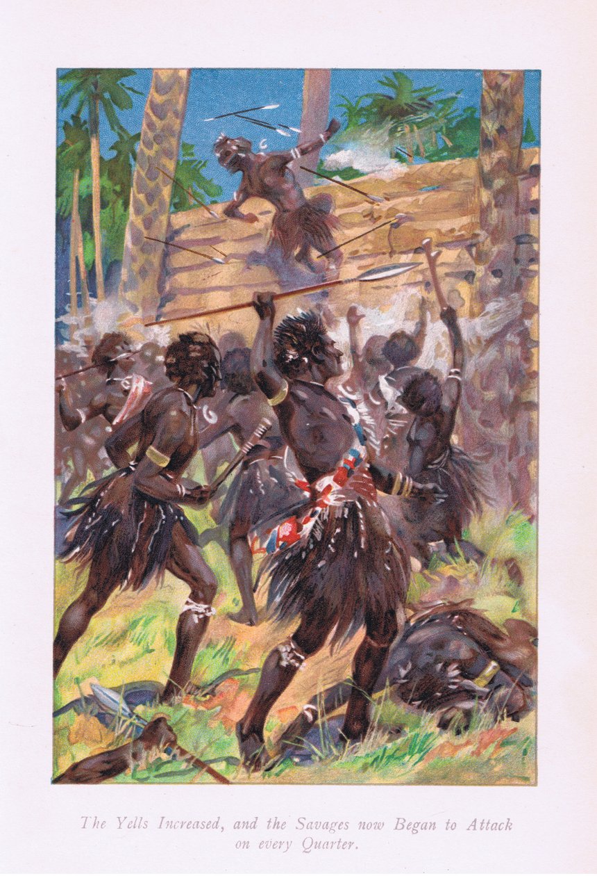 Ropene økte, og villmennene begynte nå å angripe hvert kvartal, 1900-tallet av Archibald Webb