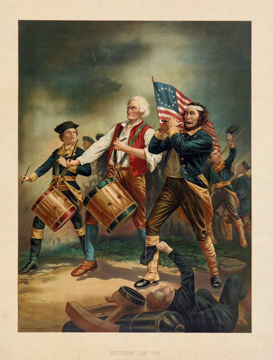 Spirit of 76, pub. 1898 av Archibald Willard