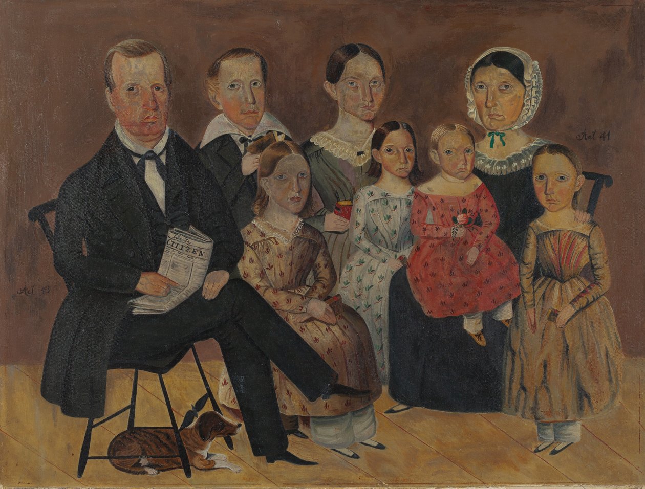 John J. Wagner familieportrett av Archie Thompson